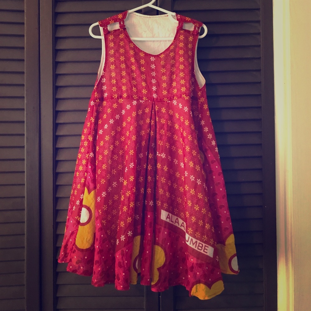 Artisan Made African Fabric Girl's Dress
