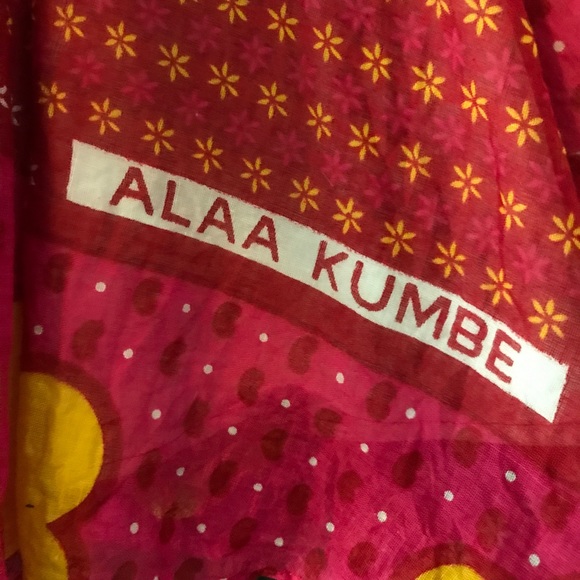 Artisan Made African Fabric Girl's Dress - Picture 2 of 5