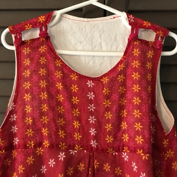 Artisan Made African Fabric Girl's Dress - Picture 3 of 5