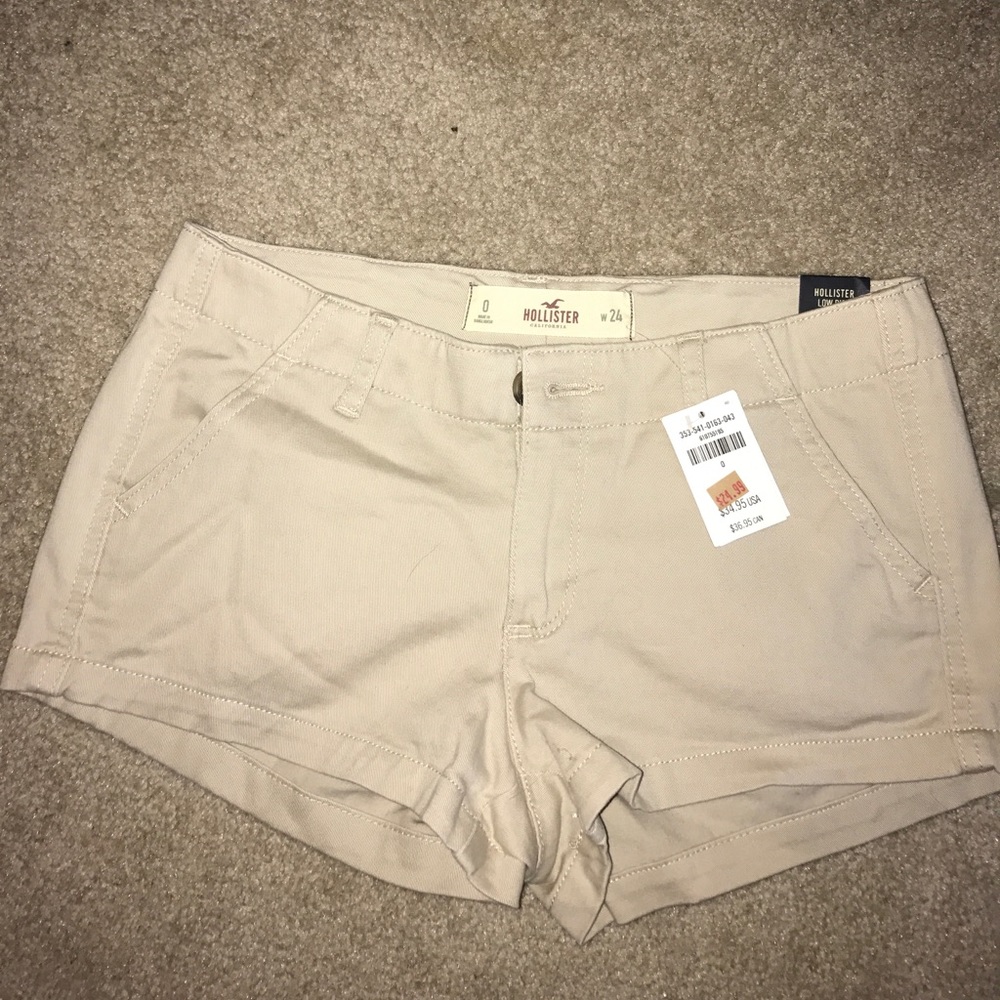 hollister low rise shorts
