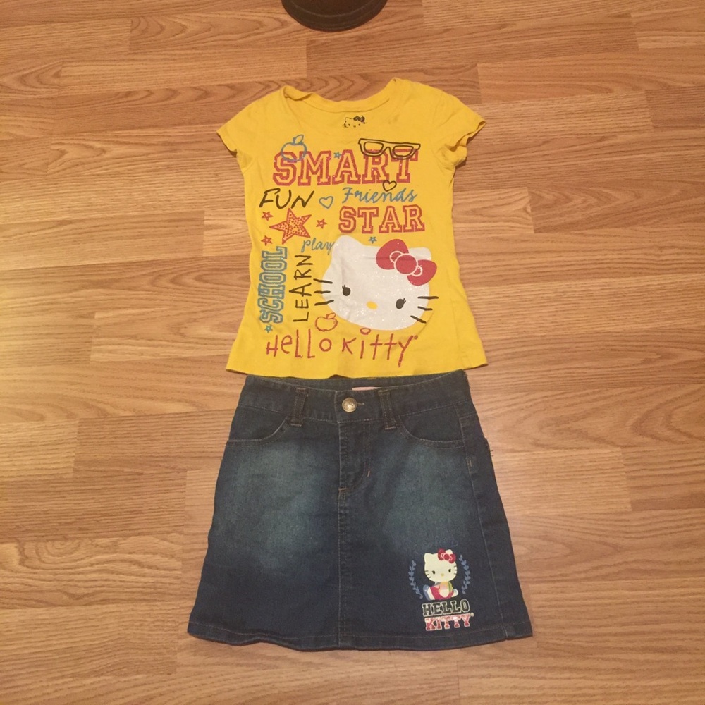 Hello Kitty TShirt and Skirt