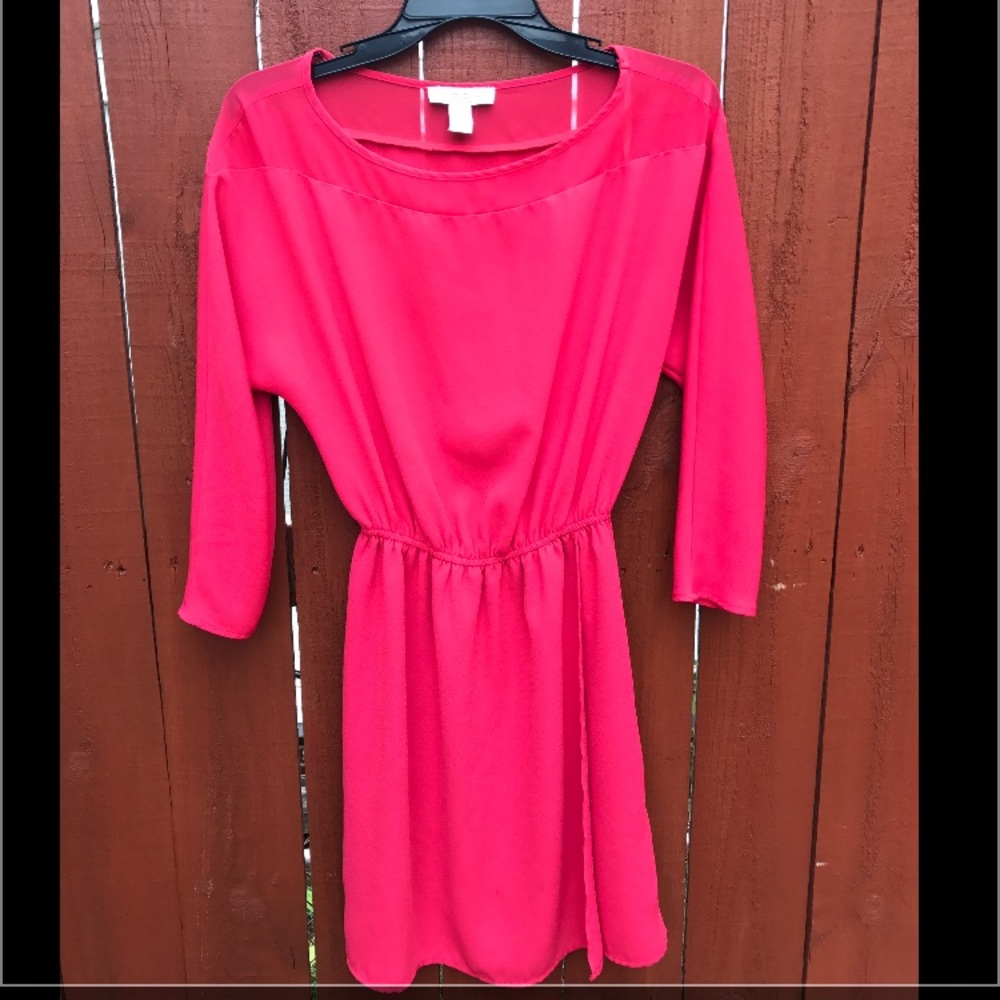 Forever 21 bright pink dress