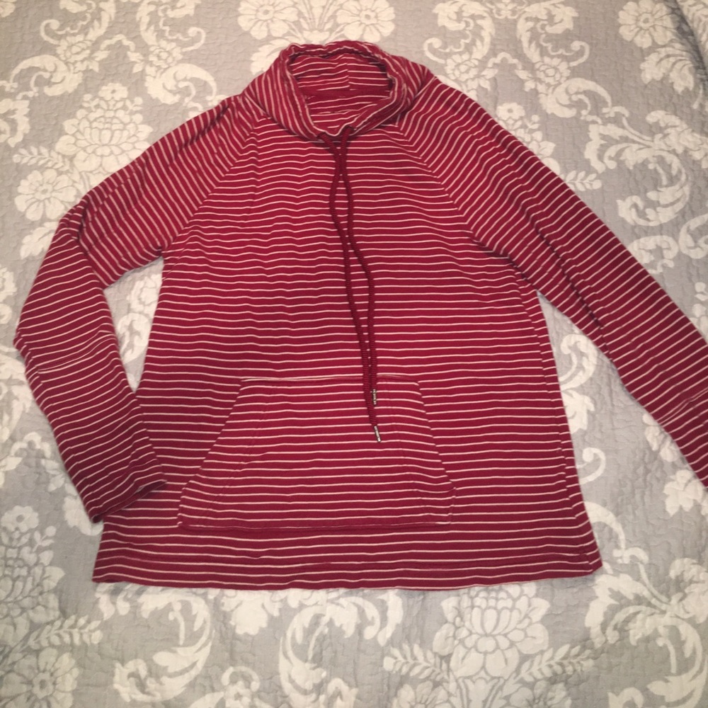 Red striped Old Navy sweatshirt