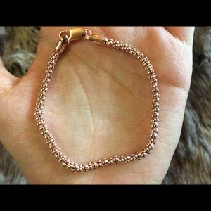 🎀Dainty Rose Gold Popcorn Bracelet