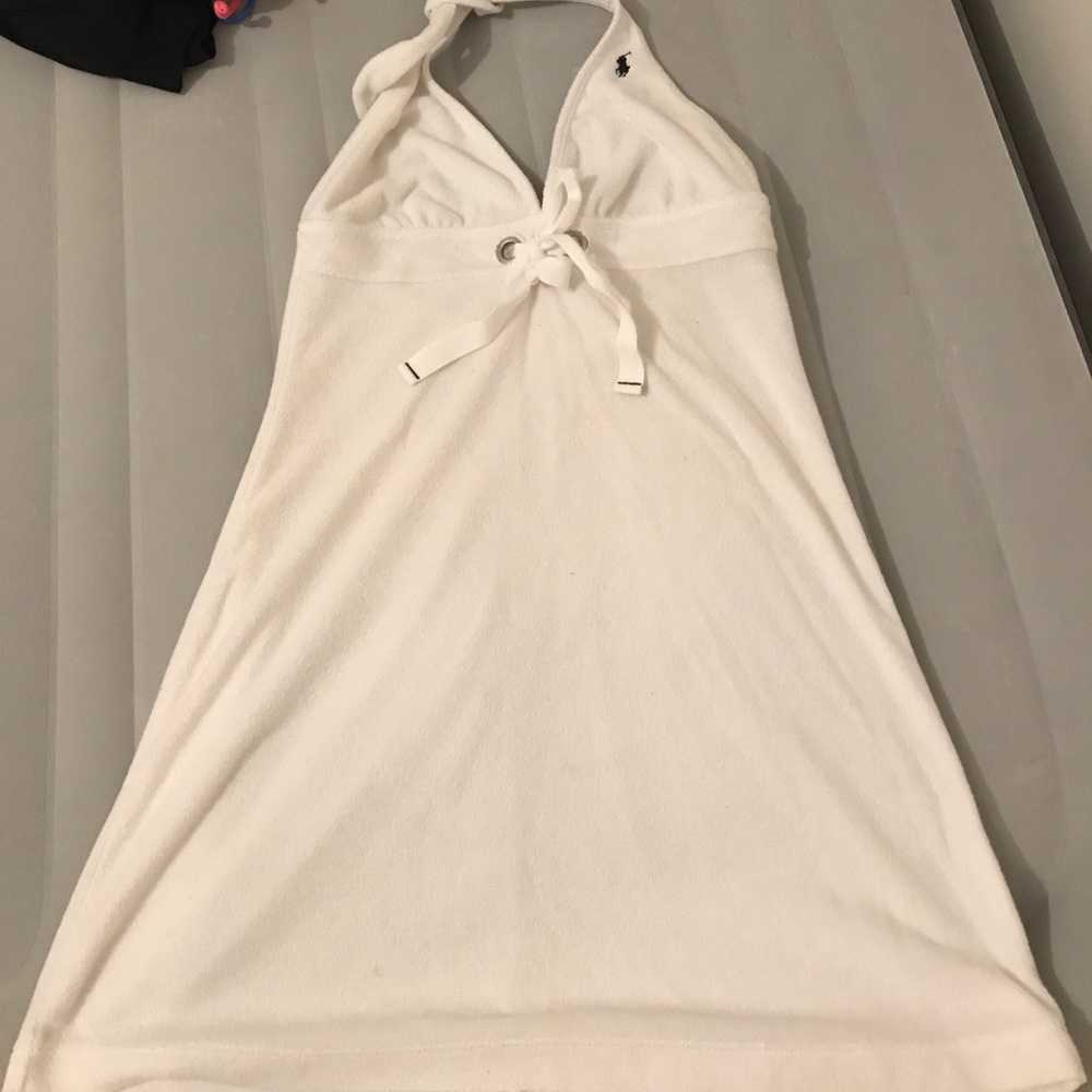 White Ralph Lauren beach cover up
