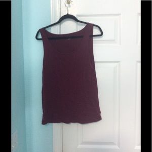 Burgundy super comfortable tank top