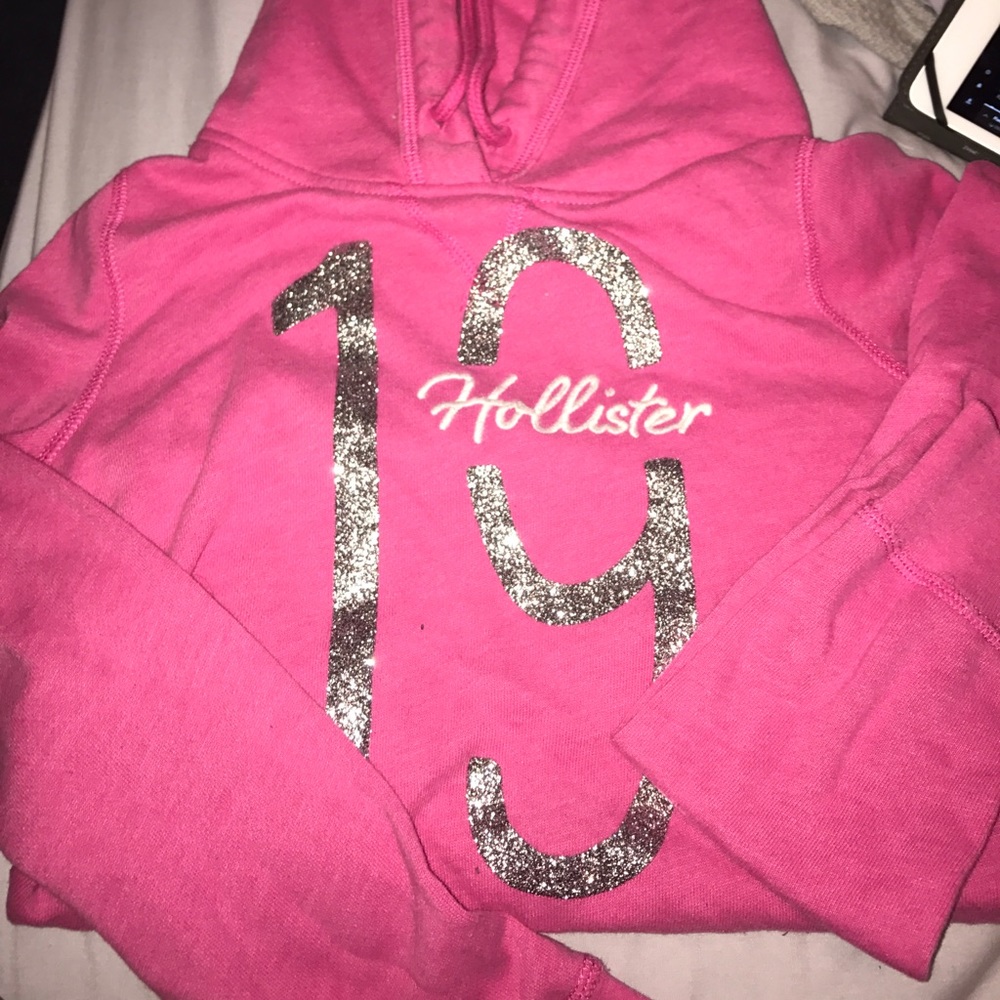 Pink Hollister Hoodie