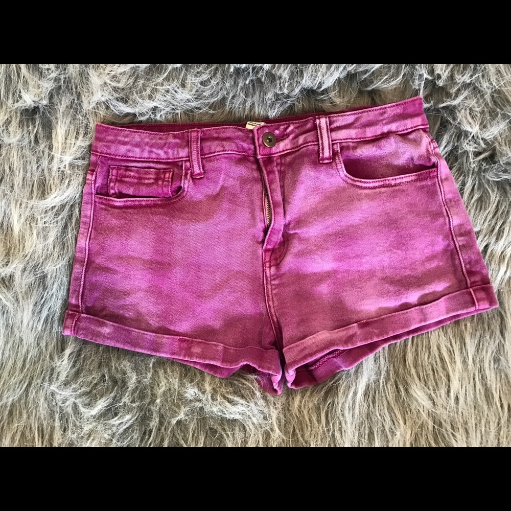 Forever 21 Faded Pink Denim Shorts