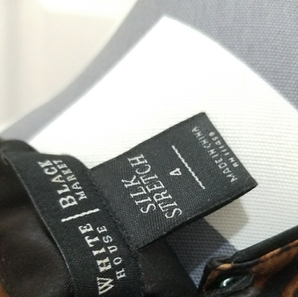 EUC* Leopard Print Silk Blouse/Shirt* - Picture 3 of 5