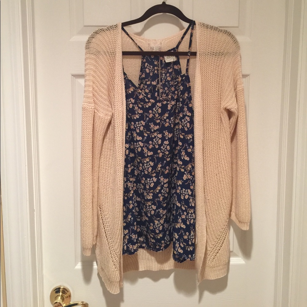 Cream Colored Cardigan