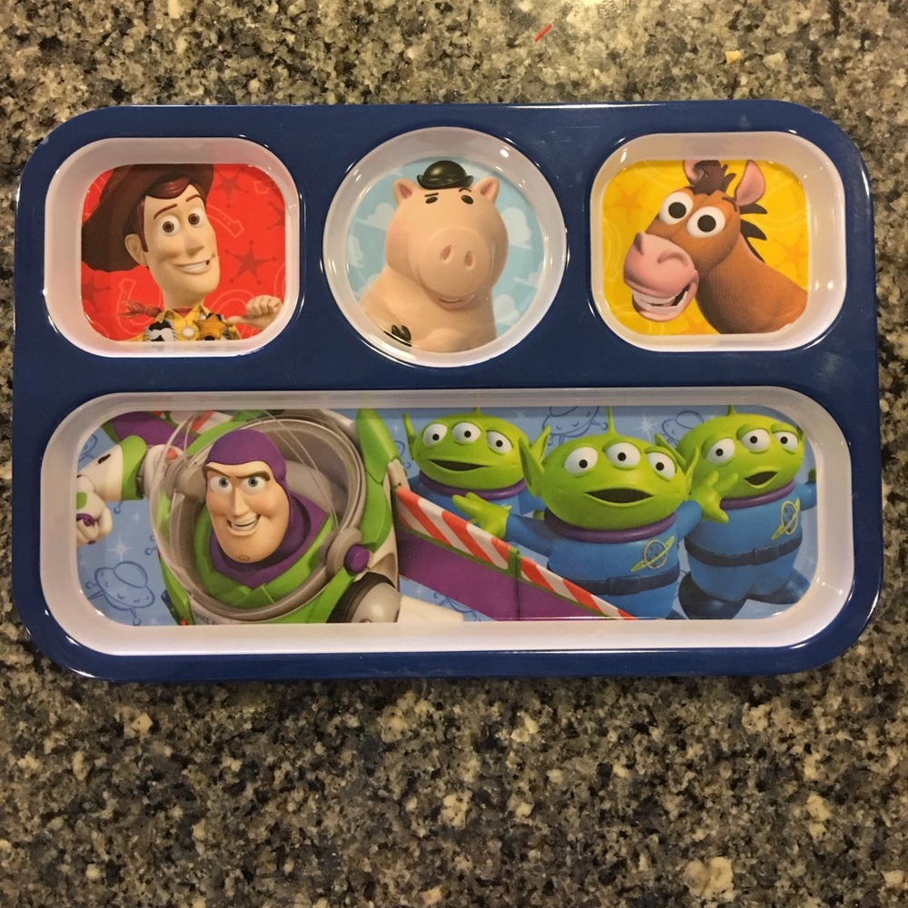 Toy Story segmented plate