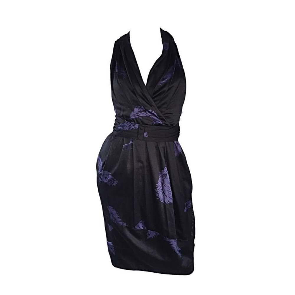 purple peacock feather dress Violet Feather Dress