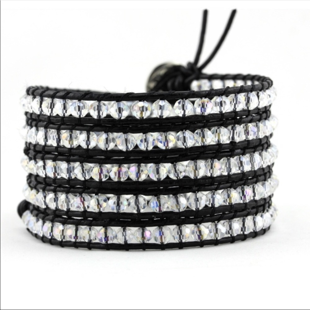 NEVER WORN VICTORIA EMERSON WRAP CRYSTAL BEACELET