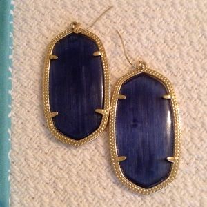 Navy Kendra Scott Danielle Earrings