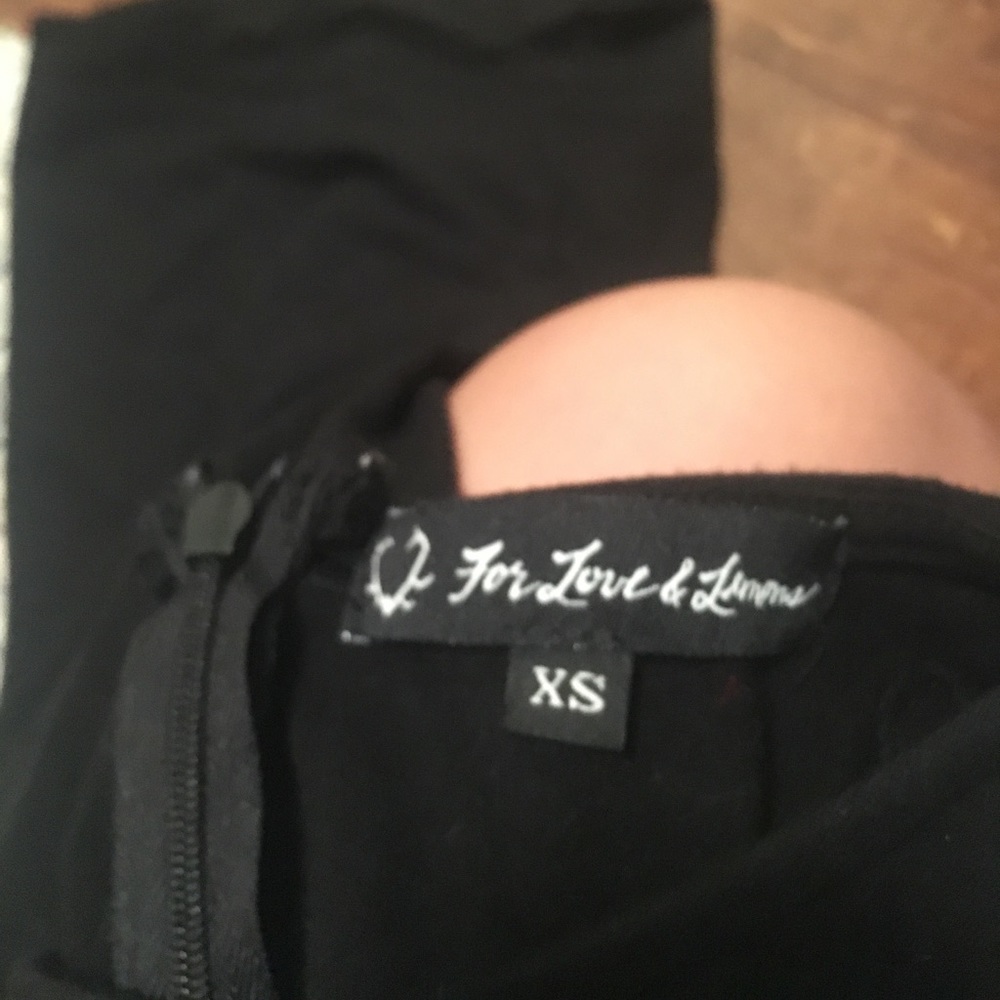 For love and lemons dress with scallop detail