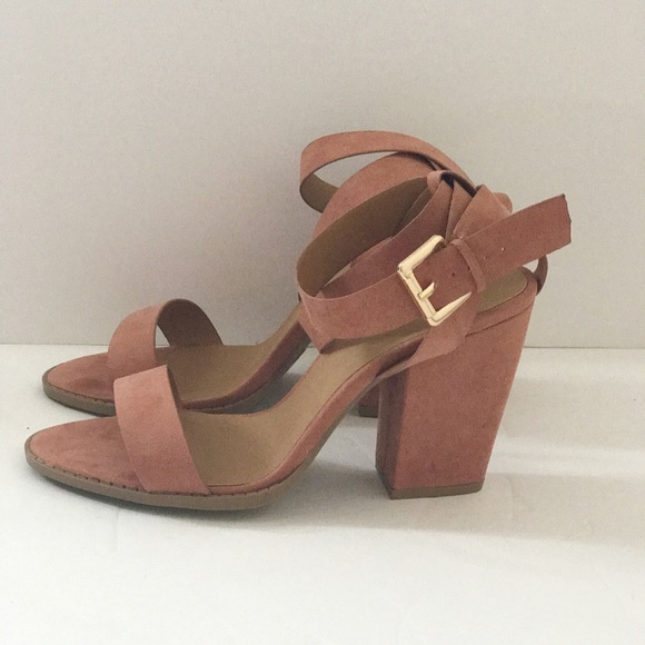 LAST 1️⃣ Dusty Blush Ankle Strap Block Heel - Picture 6 of 7