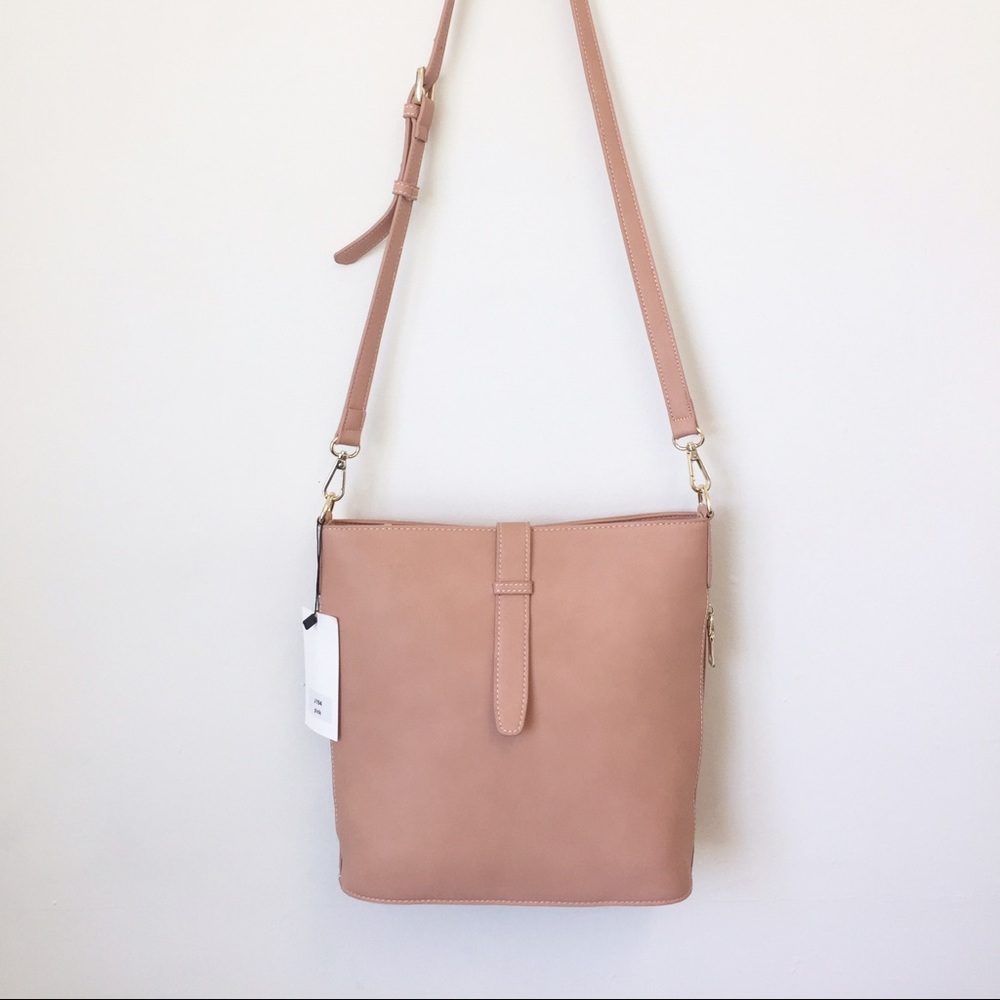 Coco Cross Body Bag in Nude