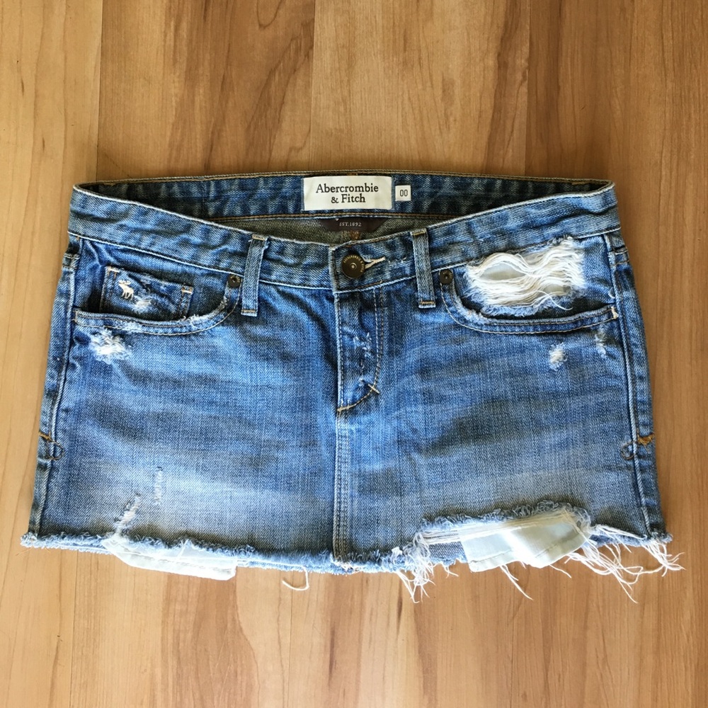 Abercrombie & Fitch Jean Skirt