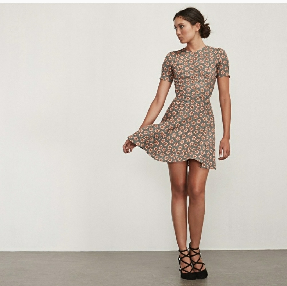 Reformation Henry Dress in Multicolor