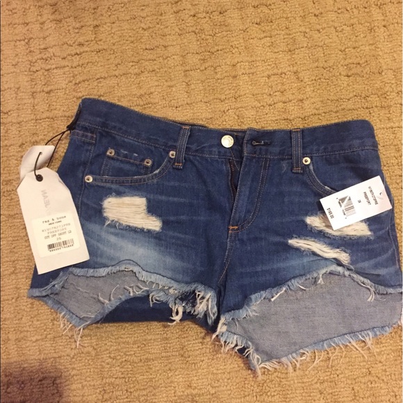Rag and bone free port cut off shorts size 26 new