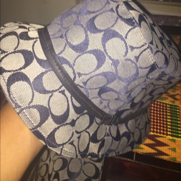 Coach Backpack and Signature Hat in Navy Blue?? main image 5