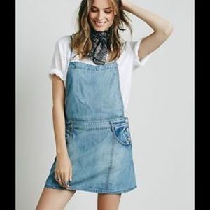 FLASH SALE ~ Free People Cute Denim Dress/Skirt