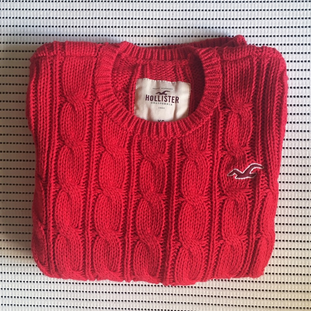 Red Knit Sweater