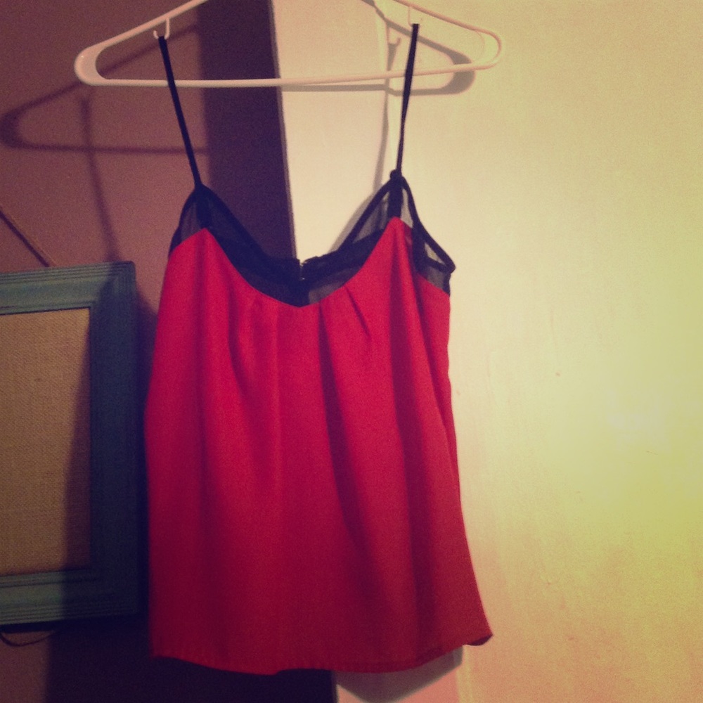 Silence & noise chiffon tank top blouse❤️