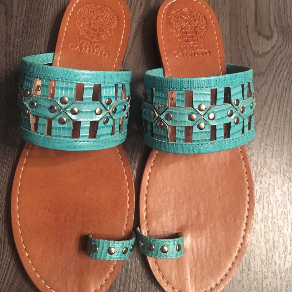 Teal Sandals