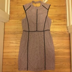 Lilac Lace Fitted Business Dress NWT