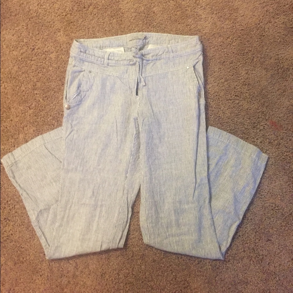 🏠MOVING SALE 🏠 Striped Linen pants