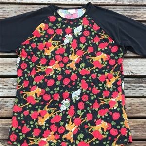 Lularoe Disney Bambi and Thumper Randy Size Large