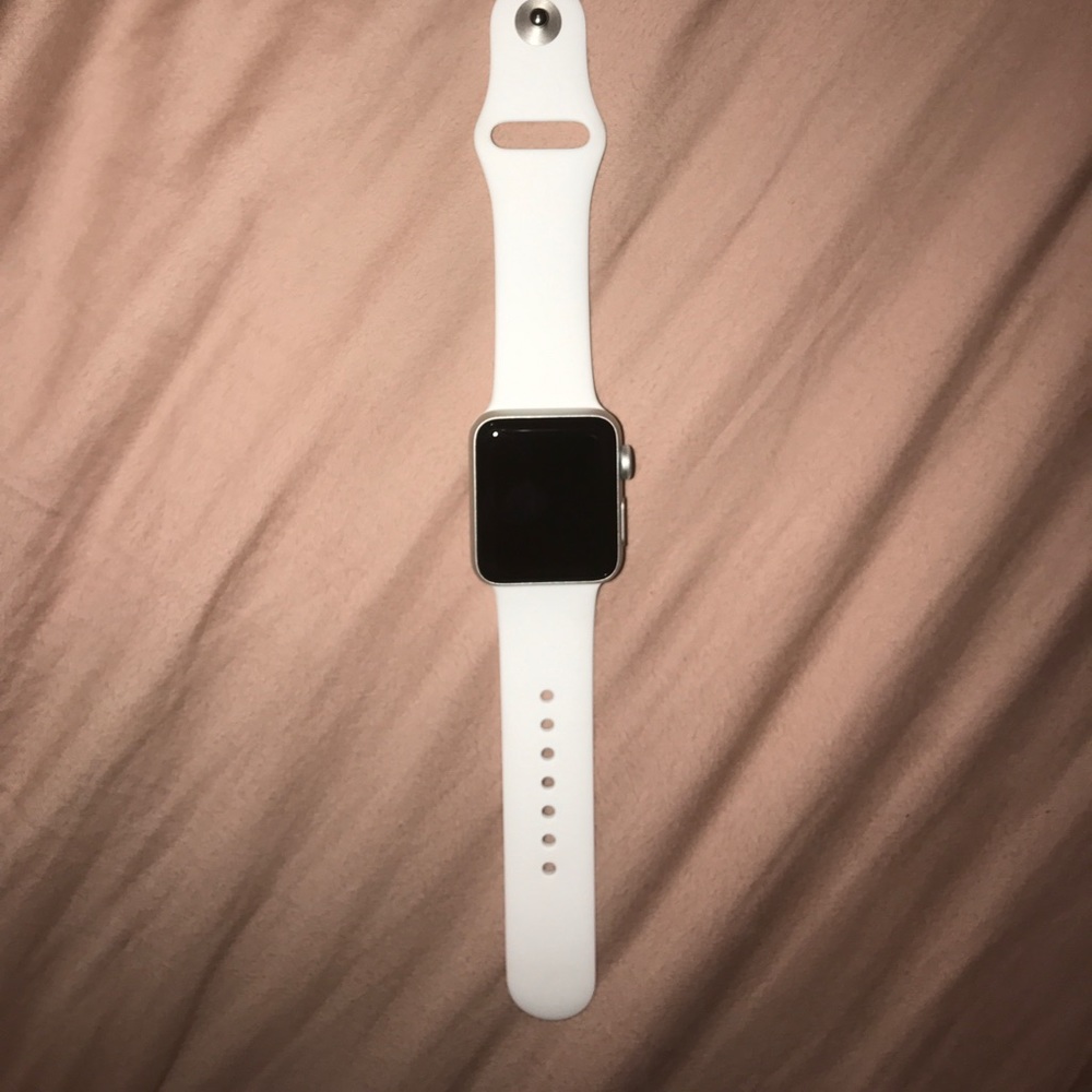 Apple Watch Medium/Large white sports band
