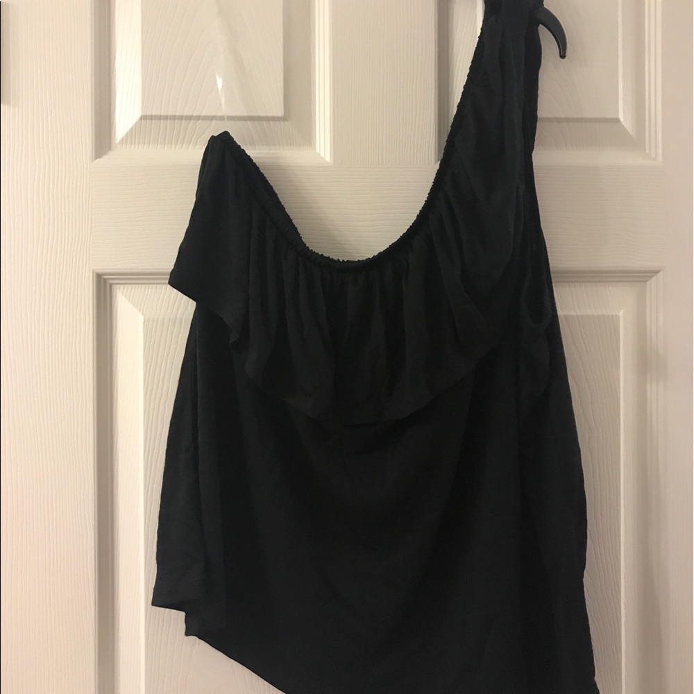 Old navy black one shoulder top