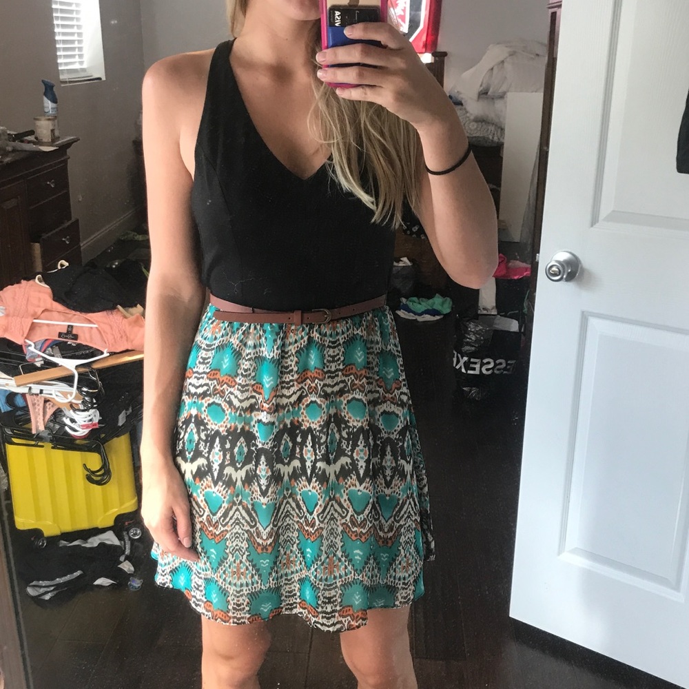 Open back dress