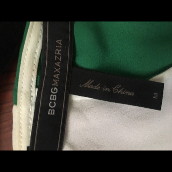 BCBG Maxazria green and white dress - Picture 4 of 7