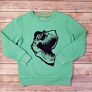 Mini Boden boys crew neck applique sweatshirt