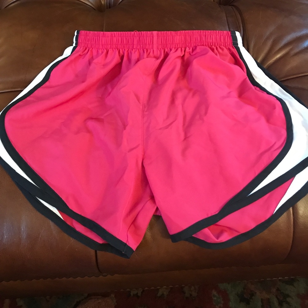 Sportek xs pink black and white shorts