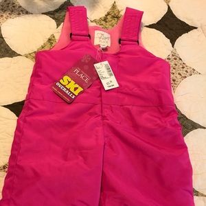 Infant girls pink snow pants 6-12 months