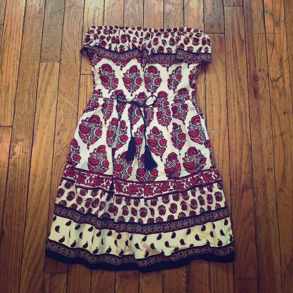 Patterned Mossimo Strapless Dress