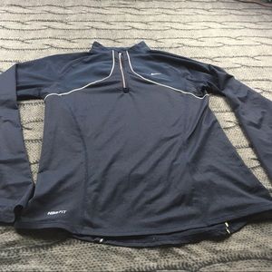 Nike Fit navy blue workout jacket. Medium