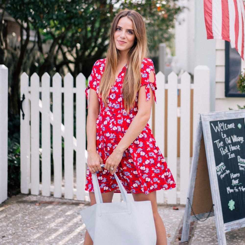 Express *Like New* Floral Print Dress