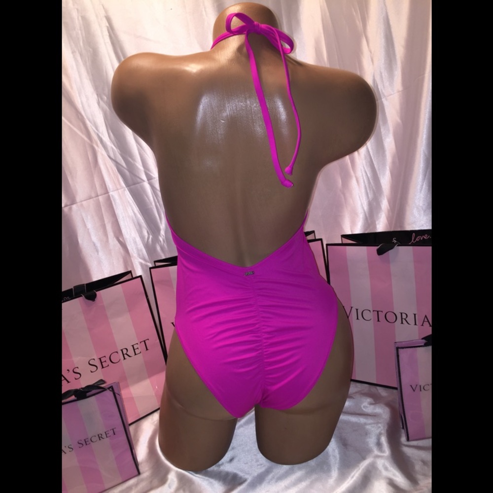 VICTORIA SECRET PINK ONE PIECE SWIMSUIT - Picture 2 of 2