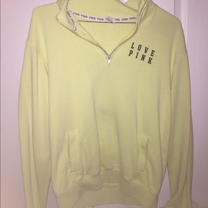 Sweatshirt from pink, yellow/lime green color