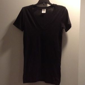 Victoria secret black v-neck tee