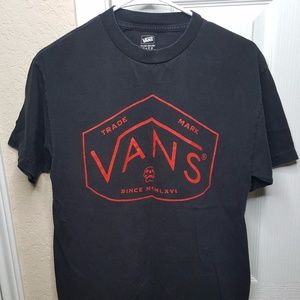 Vans Skater Black and Red Skull T-Shirt