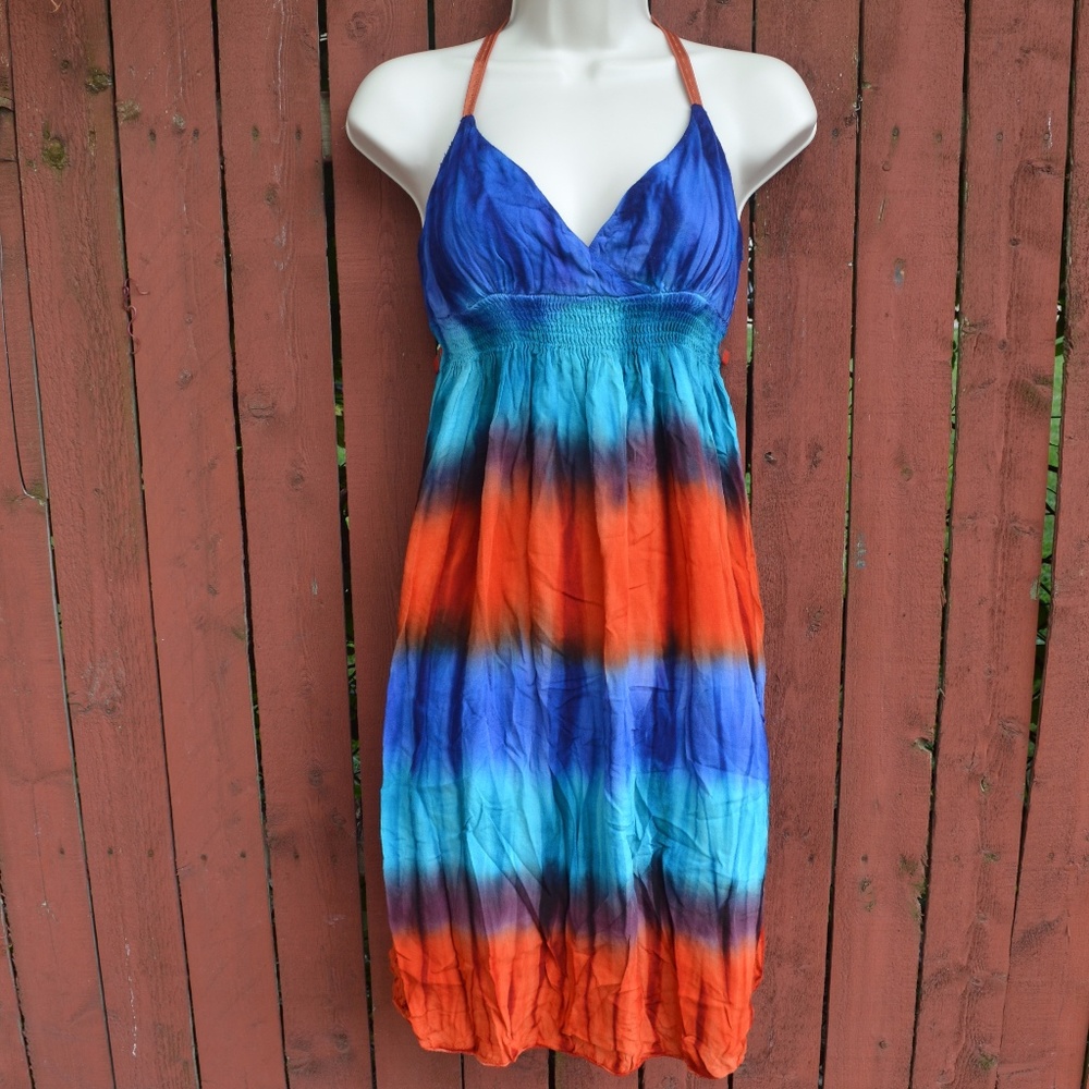 Short Tie Dye Dress - Picture 2 of 3