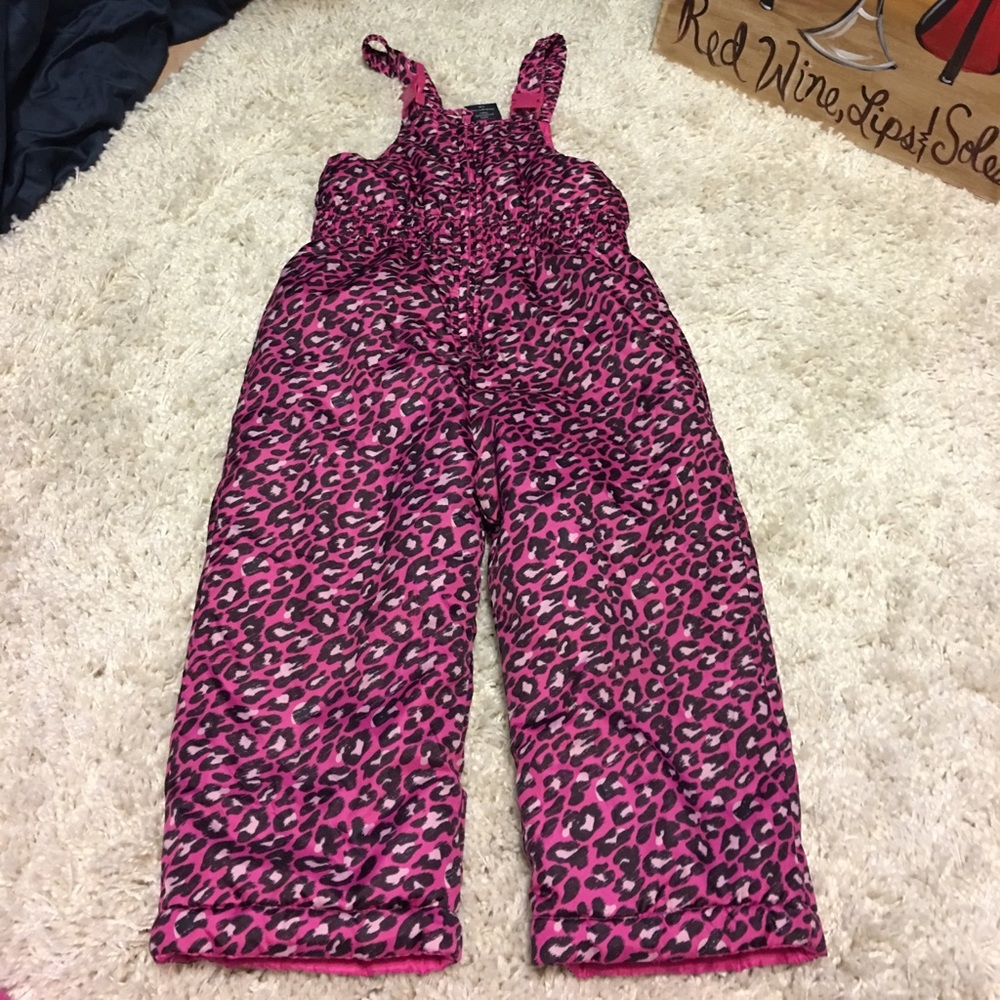 4/$50 Faded Glory puffed jumpsuit animal print