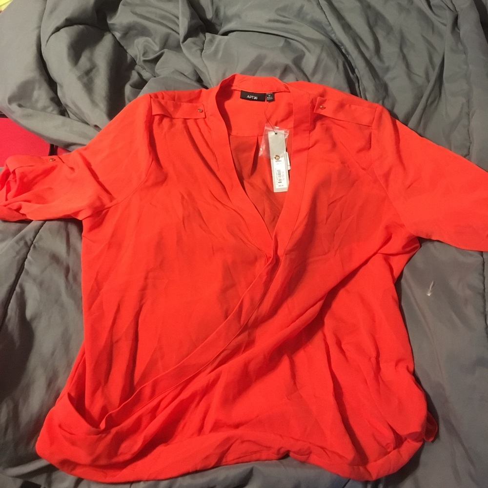 Orange shirt