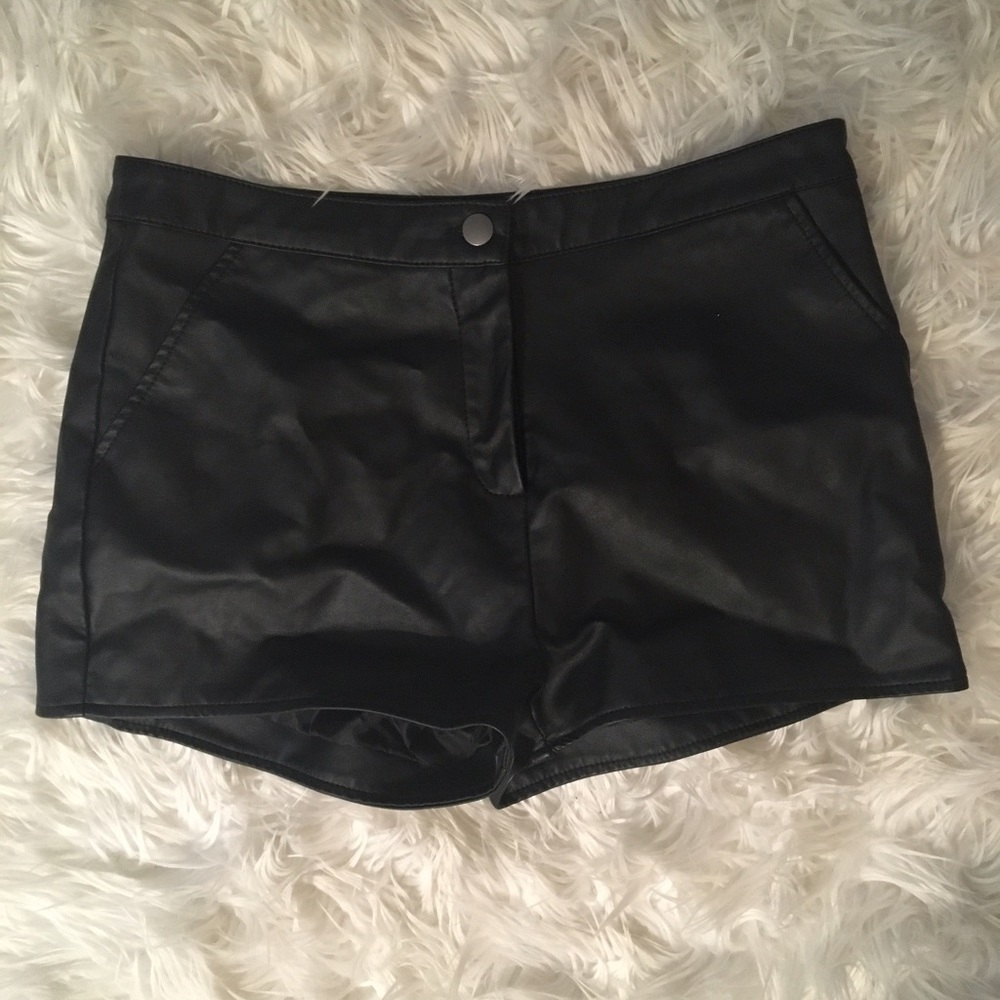 Faux Leather Shorts!
